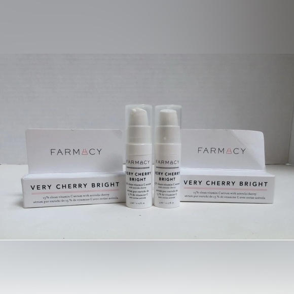 2x Farmacy Very Cherry Bright Serum - 5ml each - Picture 1 of 8